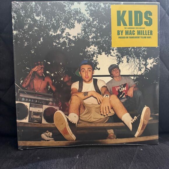 Mac Miller KIDS /K.I.D.S Translucent Yellow VINYL- rare discontinued - Picture 1 of 2